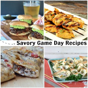 SAVORY GAME DAY RECIPES