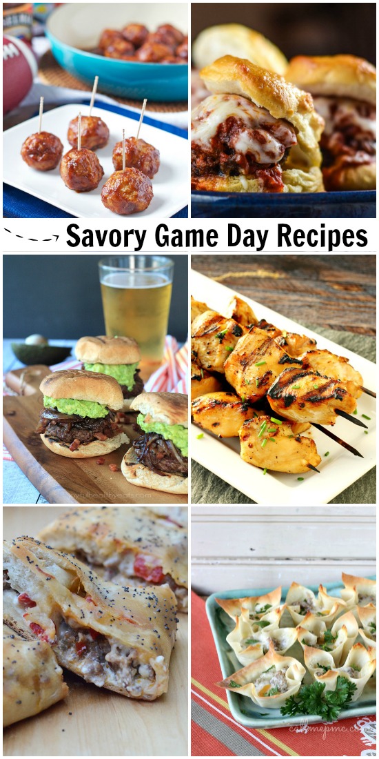 SAVORY GAME DAY RECIPES