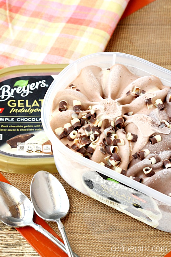 Triple Chocolate Breyers Gelato