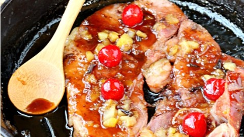 Pan-Fried Ham Steak - Healthy Recipes Blog