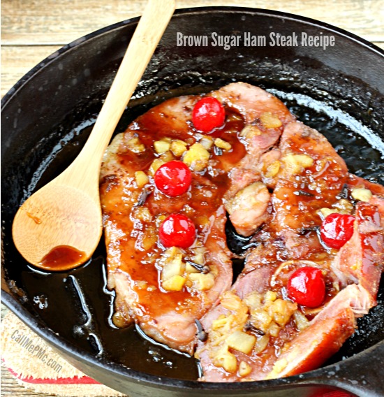 BROWN SUGAR HAM STEAK RECIPE