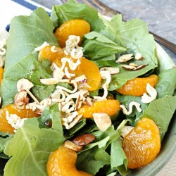Salade à l'orange mandarine