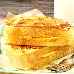 pumpkin stuffed French toast