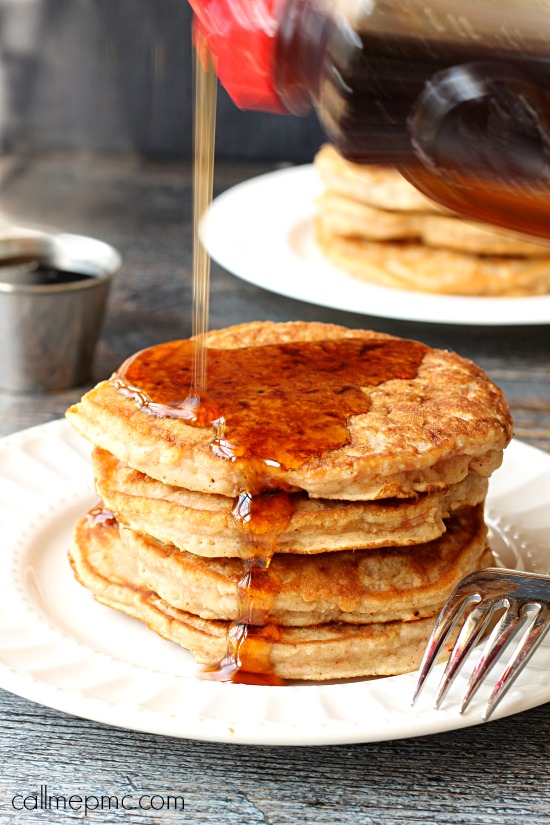 Carrot Cake Pancakes. 