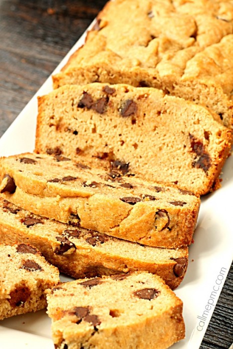 Chocolate Chip Peanut Butter Bread