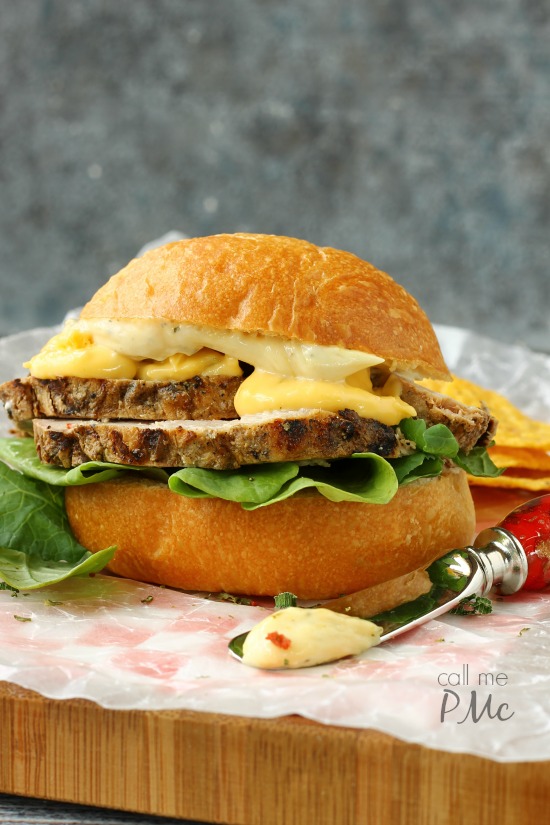 Jalapeno Cheese Pork Tenderloin Sandwich. ย Jalapeno Cheese Pork Tenderloin Sandwichย is bursting with flavor! This lean cut of pork cooks quickly and is very versatile. Jalapeno Cheese Pork Tenderloin Sandwich - easy recipe & family favorite, perfect for game day, lunch, quick dinners via callmepmc.com