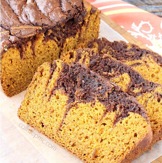 Marbled Pumpkin Chocolate Bread