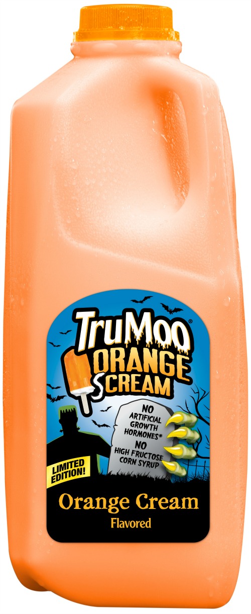 Orange Scream TruMoo milk Monster Mash Float Drink