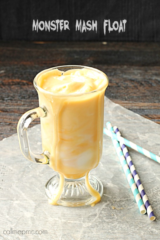 Monster Mash Orange ice cream milk float drink Orange ice cream milk float drink Monster Mash