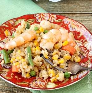 Shrimp Vegetable Fried Rice