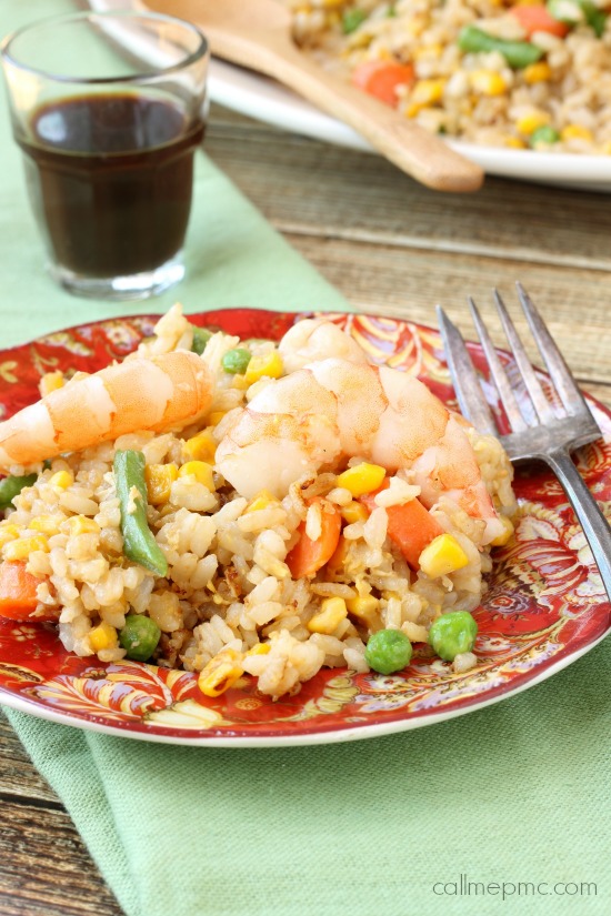 Shrimp Vegetable Fried Rice