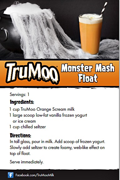 Monster Mash Float Drink Recipe TruMoo Monster Mash Float