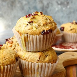 Dried Cranberry Orange Muffins