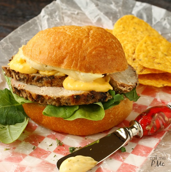 Jalapeno Cheese Pork Tenderloin Sandwich