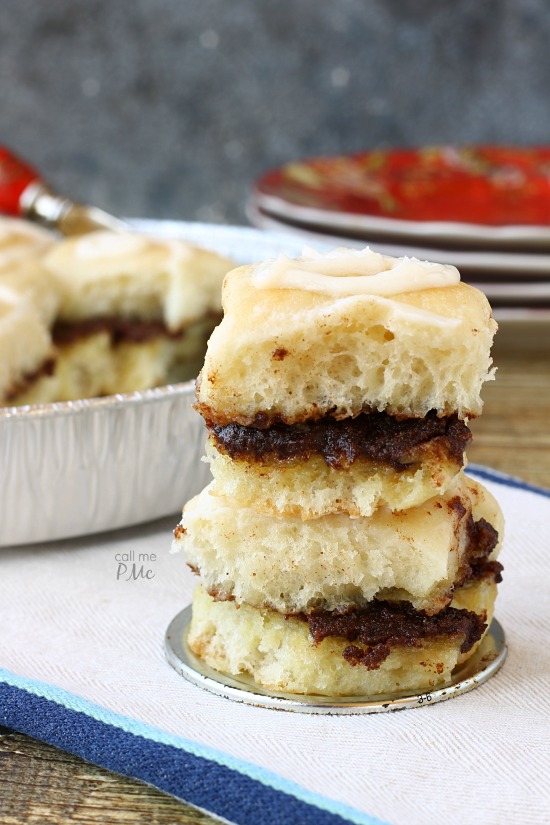 Sister Schubert's Cinnamon Roll Apart Bread . Sister Schubert's Cinnamon Roll Pull Apart Bread isย buttery, full of cinnamon roll filling and topped with cream cheese frosting. The ultimate speedy way to enjoy homemade cinnamon rolls in less than 30 minutes! Sister Schubert\'s Cinnamon Roll Apart Bread