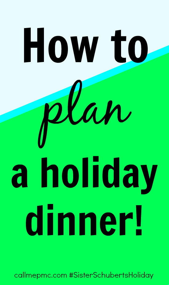 How to plan a holiday dinner 