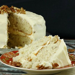 Italian Cream Cake Recipe with Buttercream Frosting f