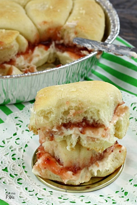 Sister Schubert Strawberry Cream Pull Apart Bread