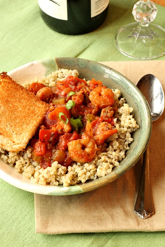 Spicy Shrimp Jambalaya Quinoa Recipe