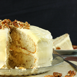 Italian Cream Cake with Buttercream Frosting via callmepmc.com