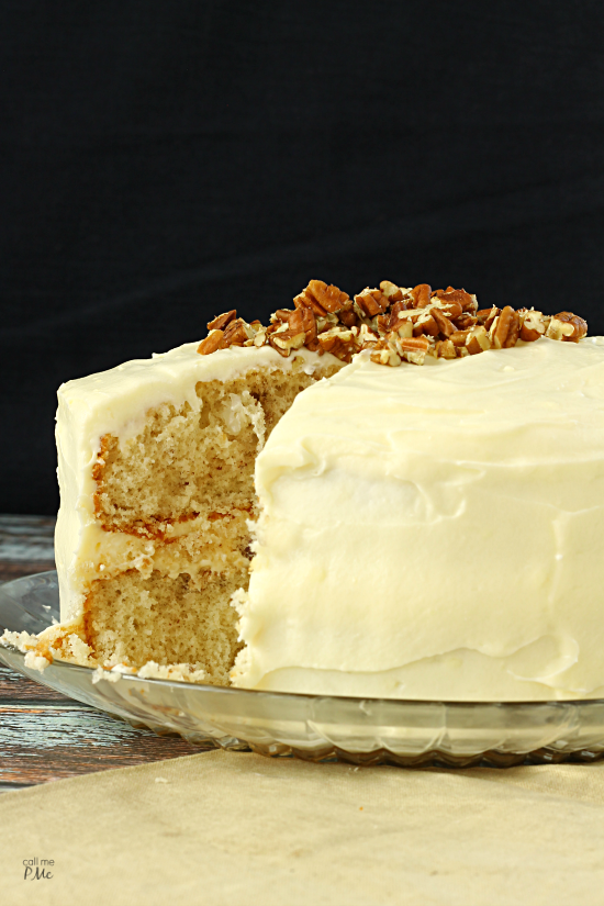 Italian Cream Cake with Buttercream Frosting