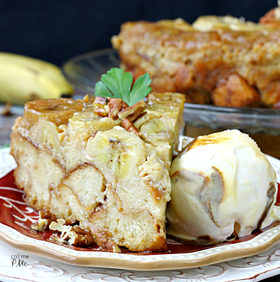 Bananas Foster Bread Pudding Recipe