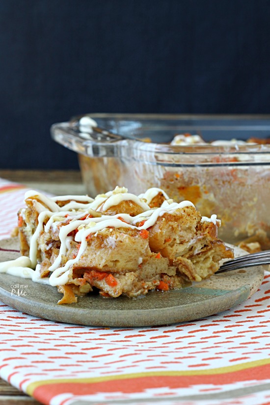 Cream Cheese Glazed Carrot Cake Bread Pudding Recipe Cream Cheese Glazed Carrot Cake Bread Pudding Recipe