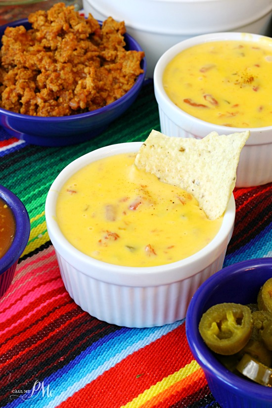 Famous Queso Dip Recipe - easiest cheese dip recipe ever! 