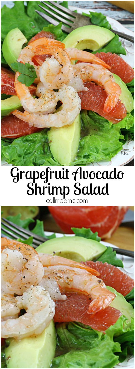 grapefruit avocado shrimp salad