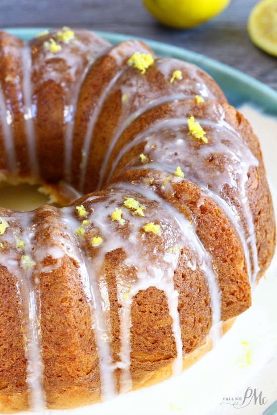 Cream Filled Lemon Bundt Cake