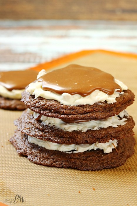 Triple Layer Chocolate Cookies