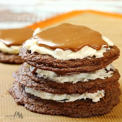 Triple Layer Chocolate Cookies