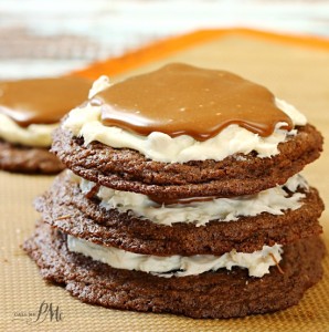 Triple Layer Chocolate Cookies