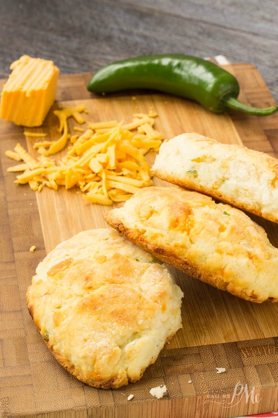 Cheddar Jalapeno Cornbread Biscuits 