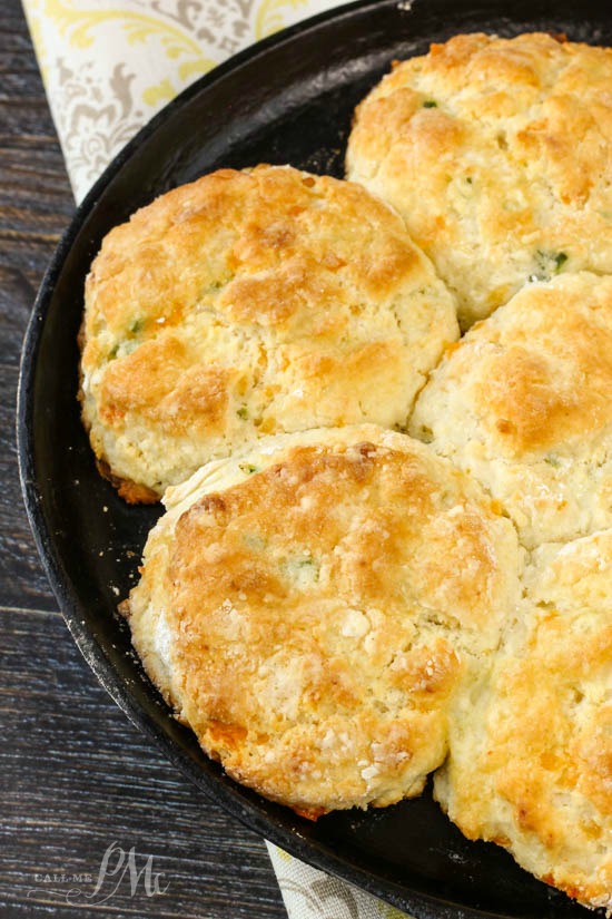 Cheddar Jalapeno Cornbread Biscuits