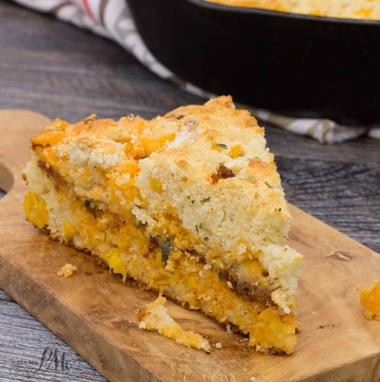 Cheesy Chorizo Cornbread 