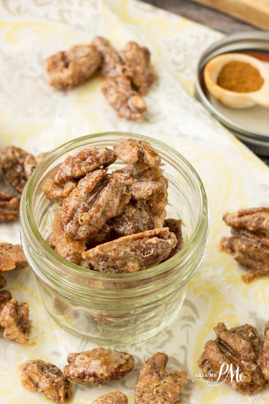 Cinnamon Sugared Pecans