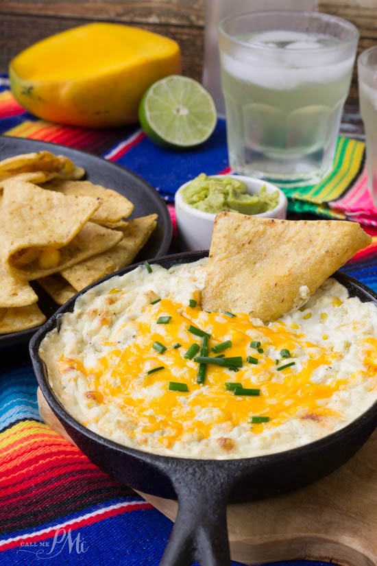 CREAMY GREEN CHILE QUESO