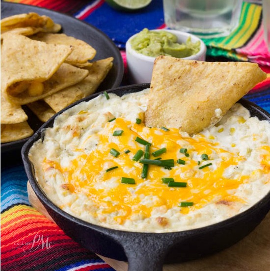 CREAMY GREEN CHILE QUESO