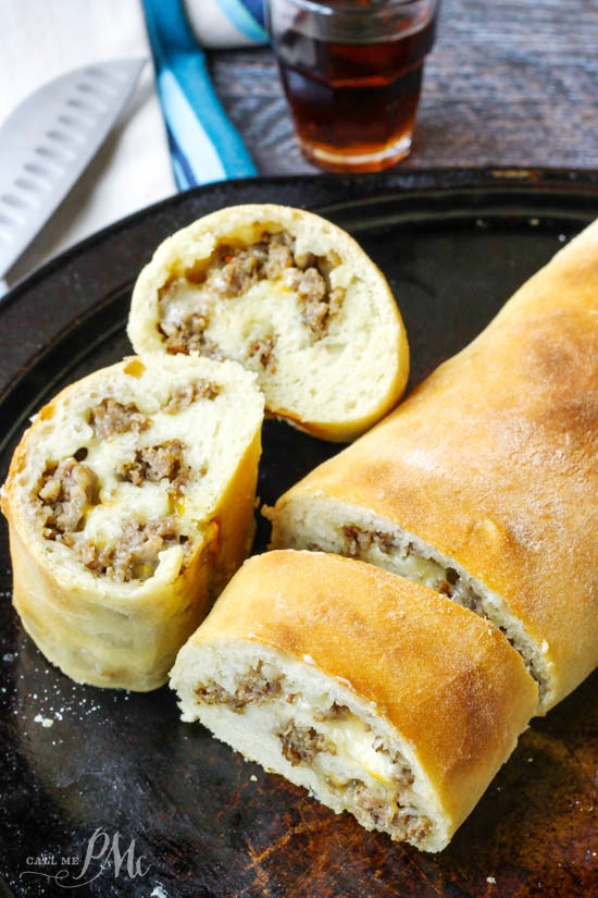 Homemade Sausage Cheese Stromboli Recipe