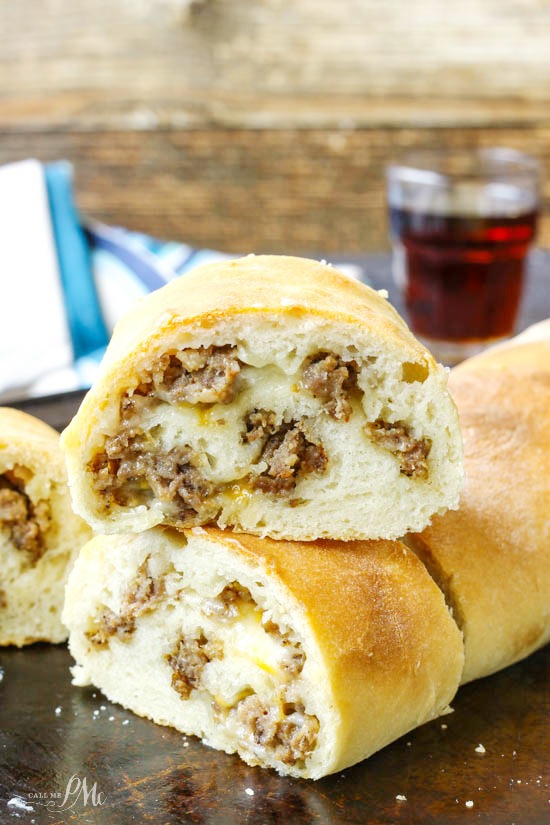 Homemade Sausage Cheese Stromboli Recipe