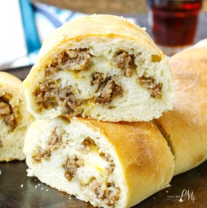 Homemade Sausage Cheese Stromboli Recipe