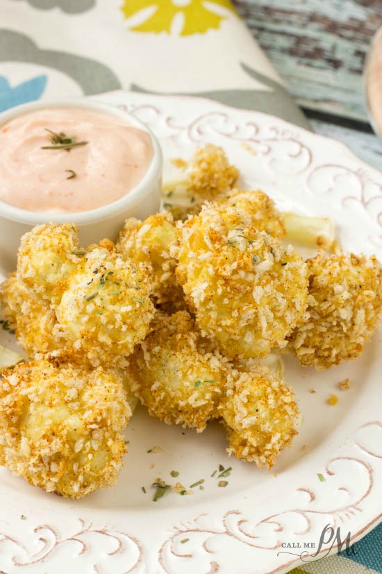 Panko Baked Cauliflower Bites