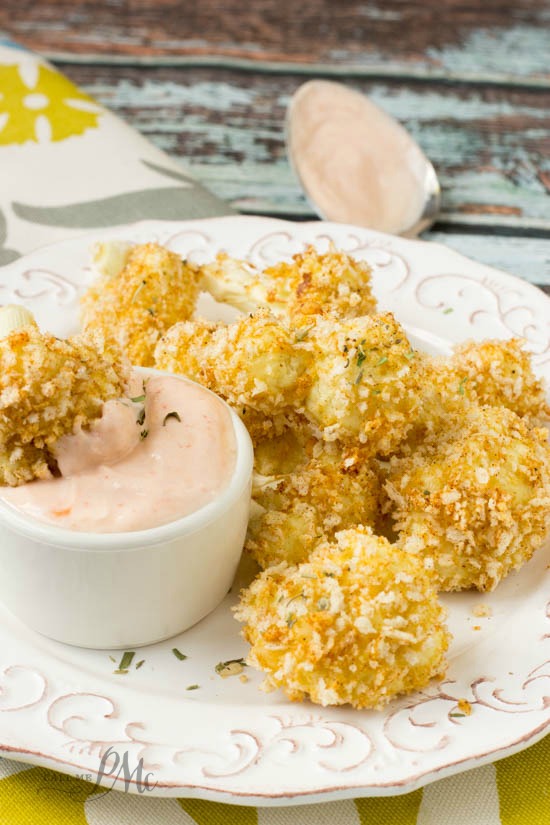 Panko Baked Cauliflower Bites 2w