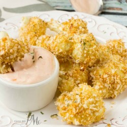 Panko Baked Cauliflower Bites