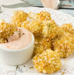 Panko Baked Cauliflower Bites