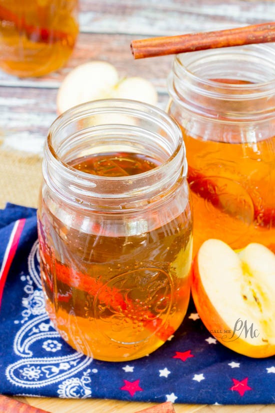 Apple pie moonshine mix drink