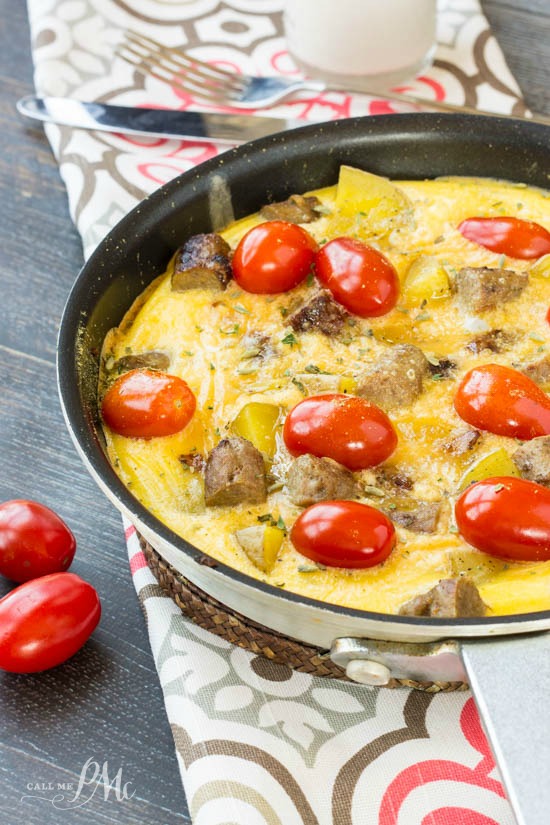 Sausage Potato Omelet