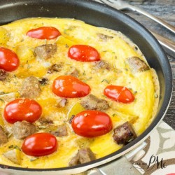 Sausage Potato Omelet