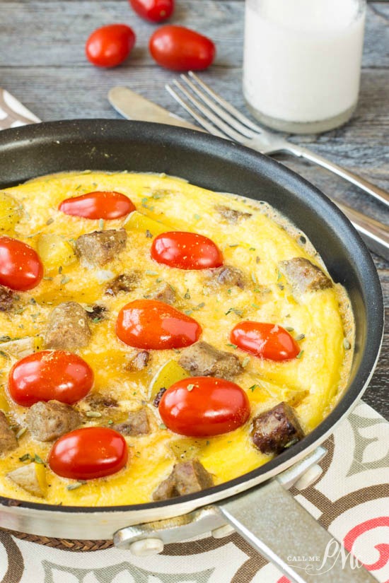 Sausage Potato Omelet